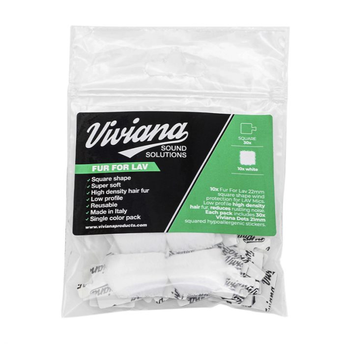 Viviana Fur For Lav carré blanc package