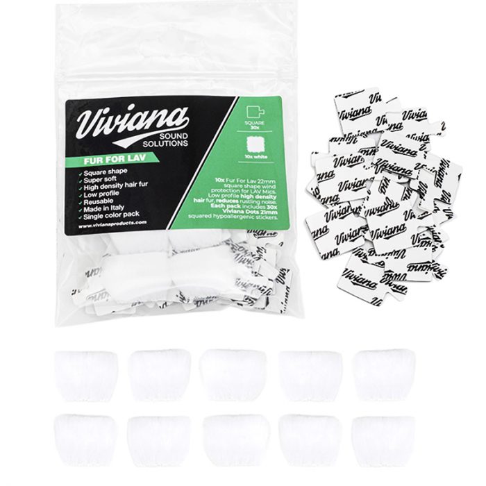 Viviana Fur For Lav pack carré blanc